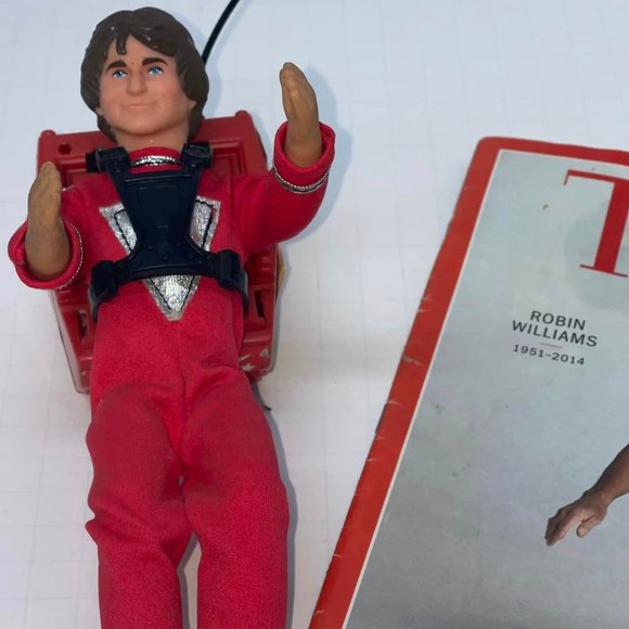 VTG 1979 Mattel MORK AND MINDY Talking Doll w/ Backpack~ Pull strings WORKS~ - Picture 3 of 10